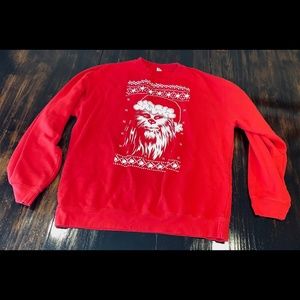 Star Wars Chewbacca Pullover Sweater Large